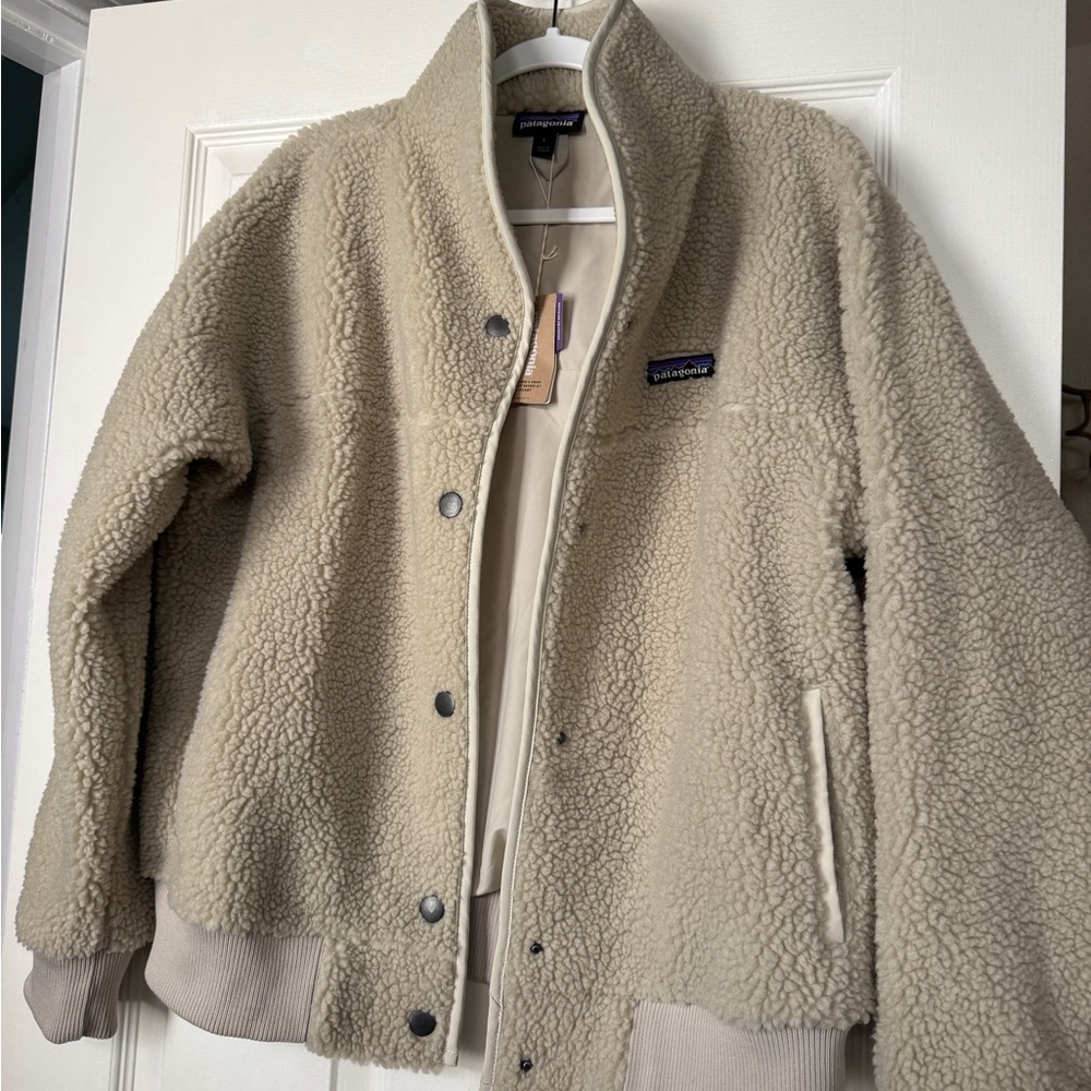 Patagonia Women's Tan Teddy Jacket
